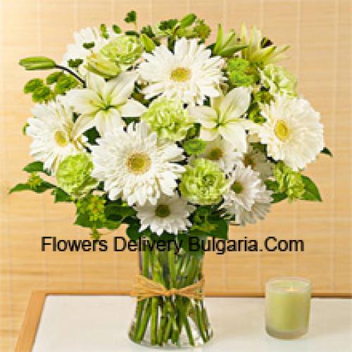 Beautiful Gerberas and Alstroemeria with Fillers