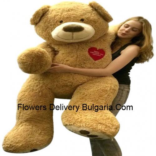 5 Voet Schattige Bruine Teddybeer